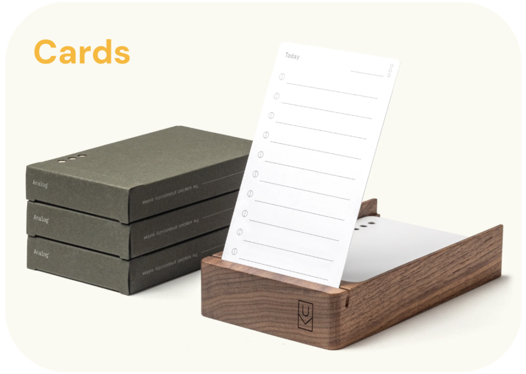 time management daily task cards